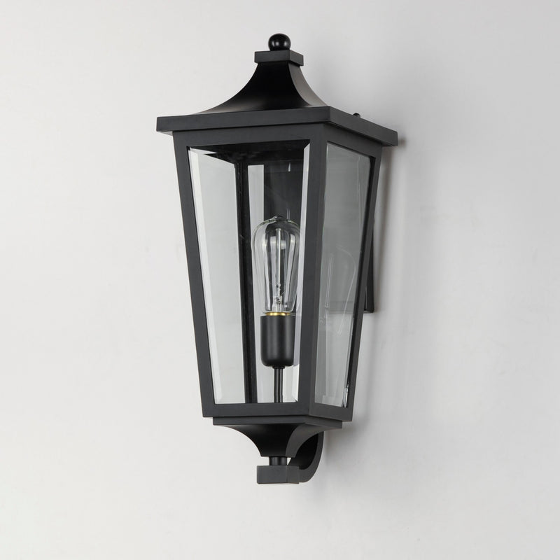 Maxim 40233CLBK One Light Outdoor Wall Sconce, Black