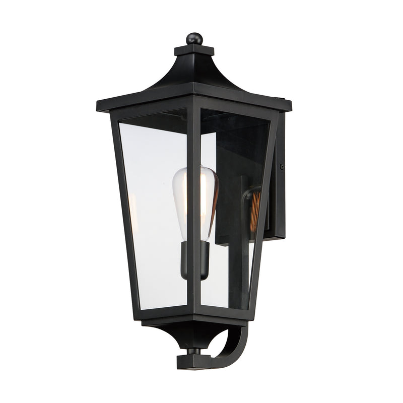 Maxim 40233CLBK One Light Outdoor Wall Sconce, Black
