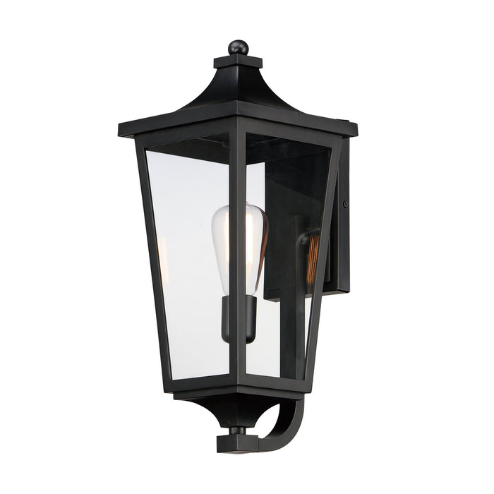 Maxim 40233CLBK One Light Outdoor Wall Sconce, Black
