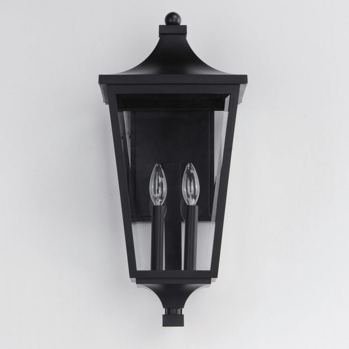 Maxim 40235CLBK Two Light Outdoor Wall Sconce, Black