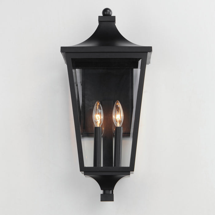 Maxim 40235CLBK Two Light Outdoor Wall Sconce, Black