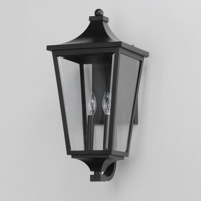 Maxim 40235CLBK Two Light Outdoor Wall Sconce, Black