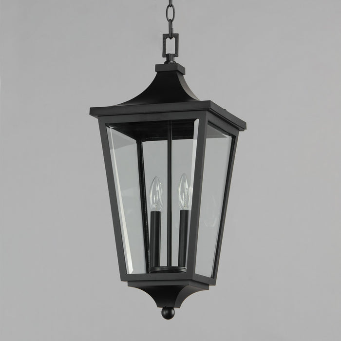Maxim 40239CLBK Two Light Outdoor Hanging Lantern, Black