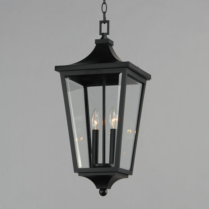 Maxim 40239CLBK Two Light Outdoor Hanging Lantern, Black