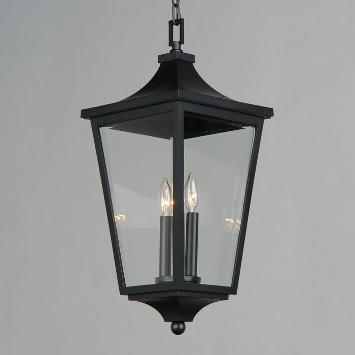 Maxim 40239CLBK Two Light Outdoor Hanging Lantern, Black