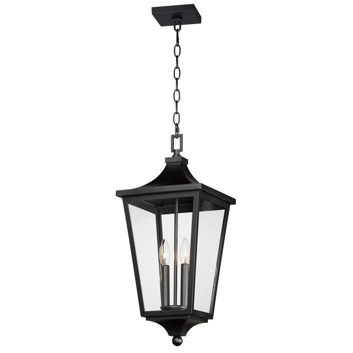 Maxim 40239CLBK Two Light Outdoor Hanging Lantern, Black