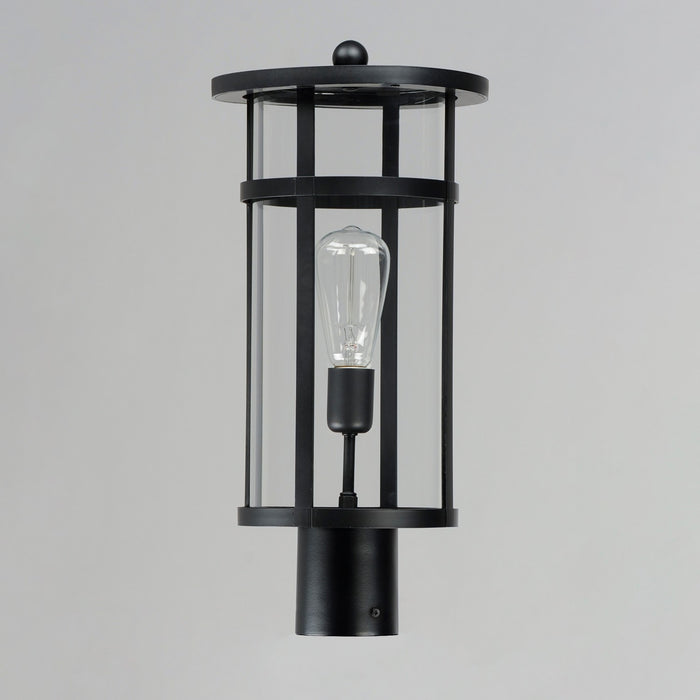 Maxim 40620CLBK One Light Post Lantern, Black