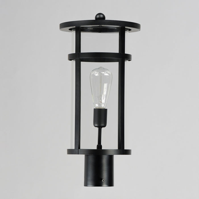 Maxim 40620CLBK One Light Post Lantern, Black