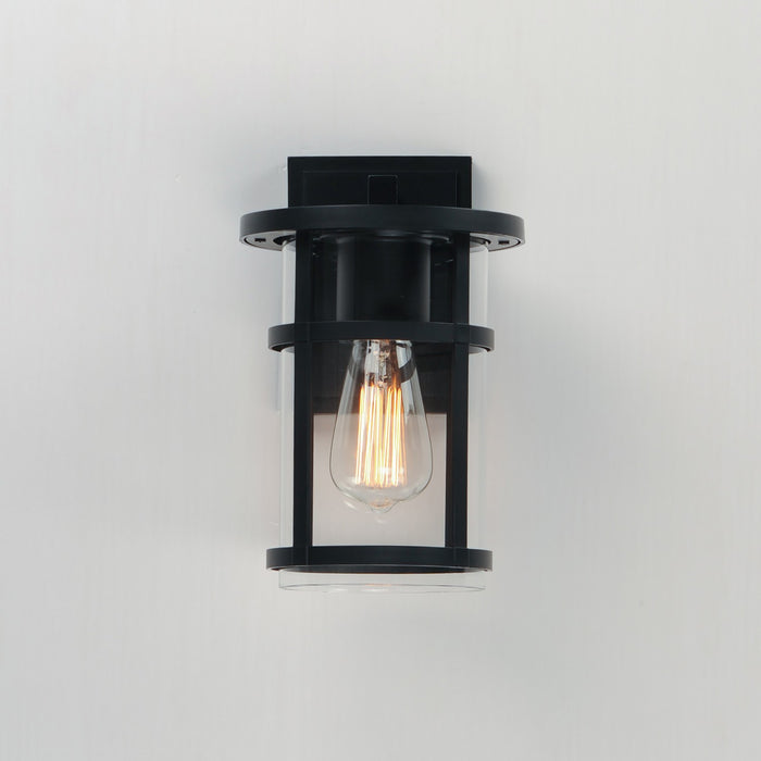 Maxim 40622CLBK One Light Outdoor Wall Sconce, Black