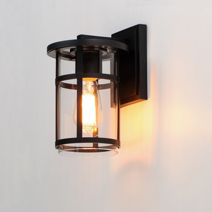 Maxim 40622CLBK One Light Outdoor Wall Sconce, Black