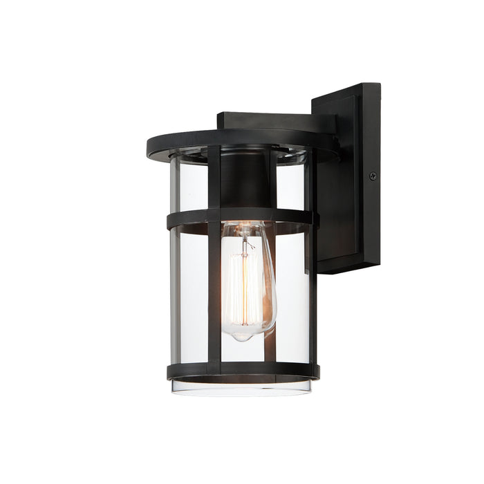 Maxim 40622CLBK One Light Outdoor Wall Sconce, Black