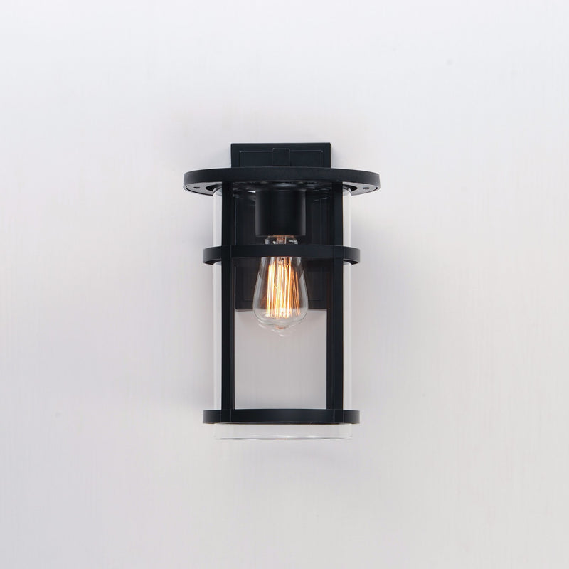 Maxim 40623CLBK One Light Outdoor Wall Sconce, Black