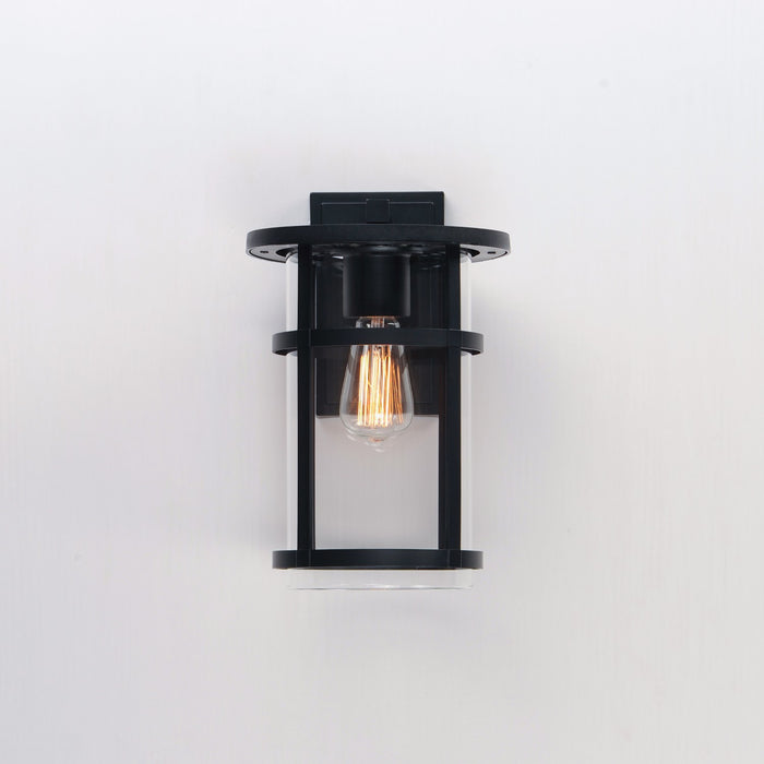 Maxim 40623CLBK One Light Outdoor Wall Sconce, Black