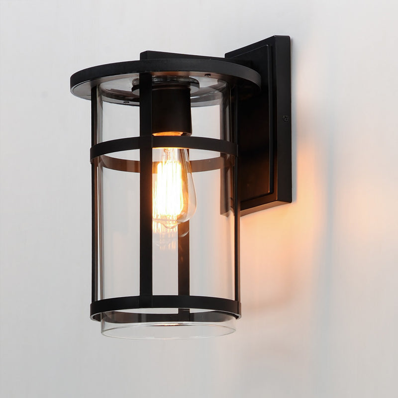 Maxim 40623CLBK One Light Outdoor Wall Sconce, Black