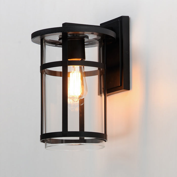 Maxim 40623CLBK One Light Outdoor Wall Sconce, Black