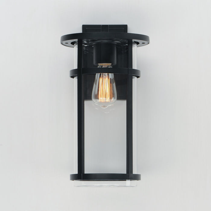 Maxim 40625CLBK One Light Outdoor Wall Sconce, Black
