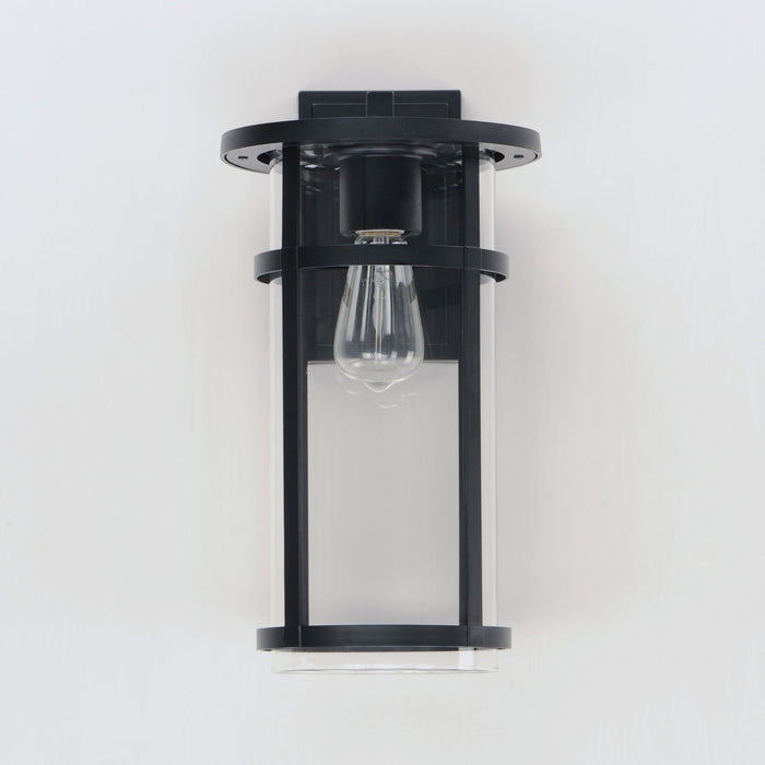 Maxim 40625CLBK One Light Outdoor Wall Sconce, Black