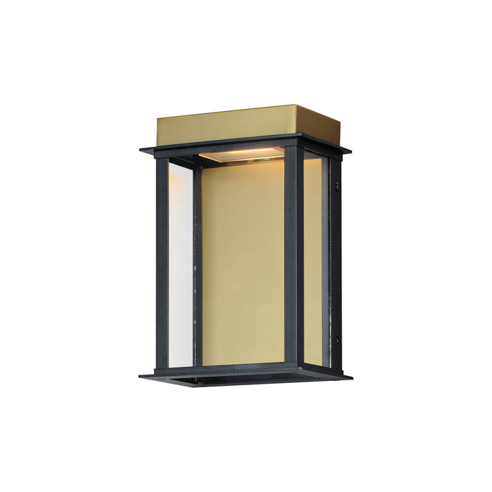Maxim 50752BKGLD LED Outdoor Wall Sconce, Black / Gold