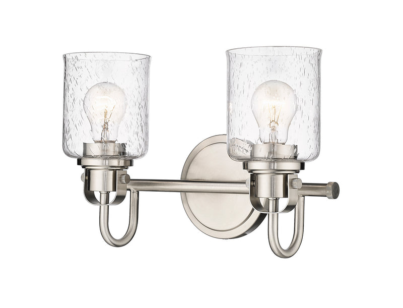 Z-Lite 340-2V-BN Two Light Vanity, Brushed Nickel
