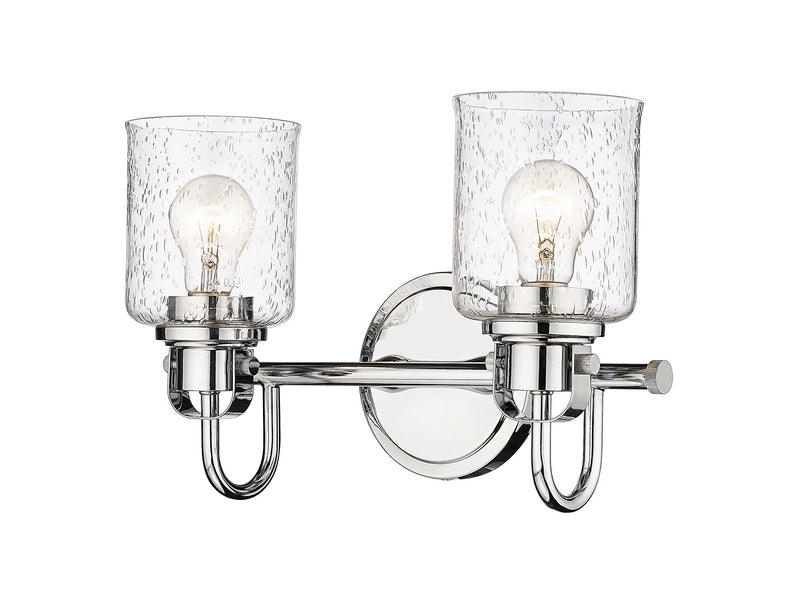 Z-Lite 340-2V-CH Two Light Vanity, Chrome