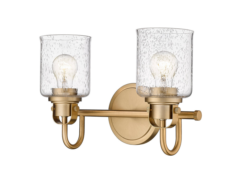 Z-Lite 340-2V-HG Two Light Vanity, Heirloom Gold
