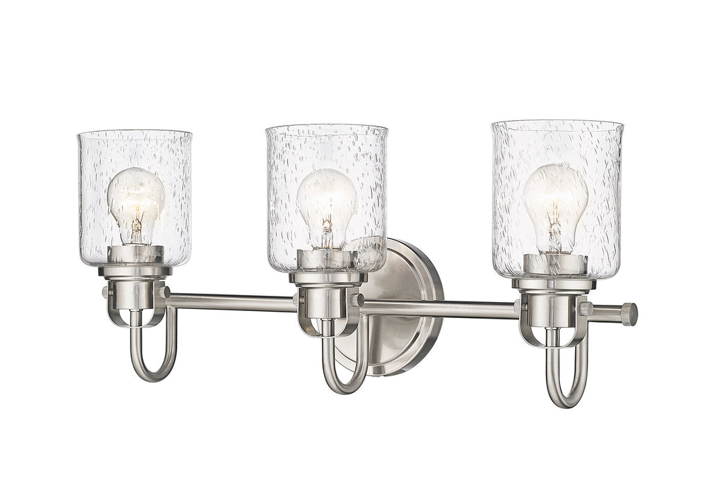 Z-Lite 340-3V-BN Three Light Vanity, Brushed Nickel