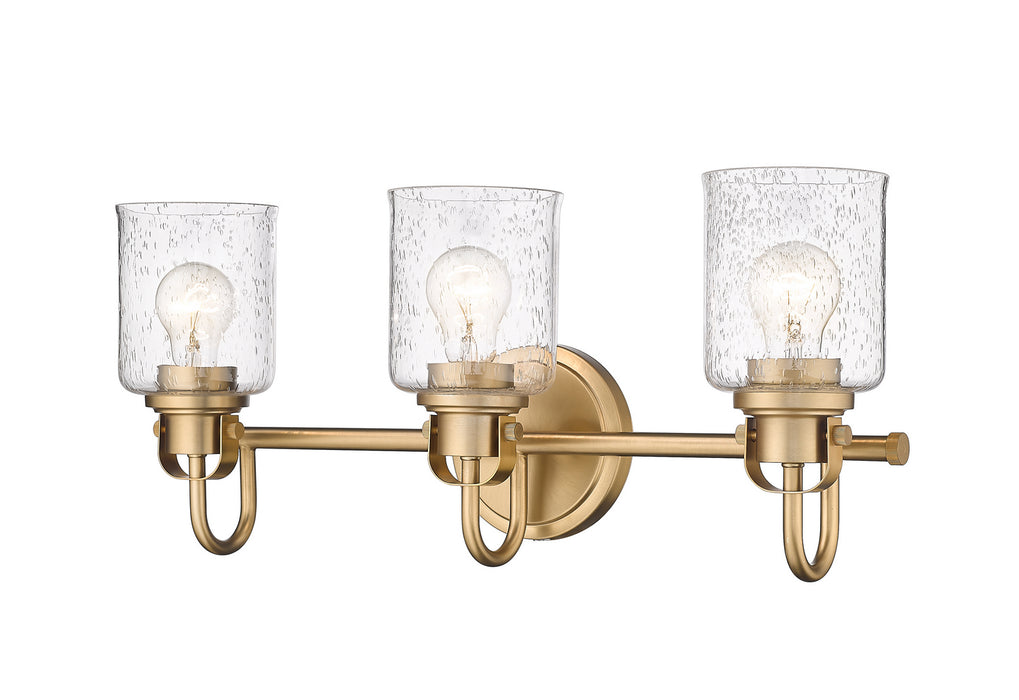 Z-Lite 340-3V-HG Three Light Vanity, Heirloom Gold