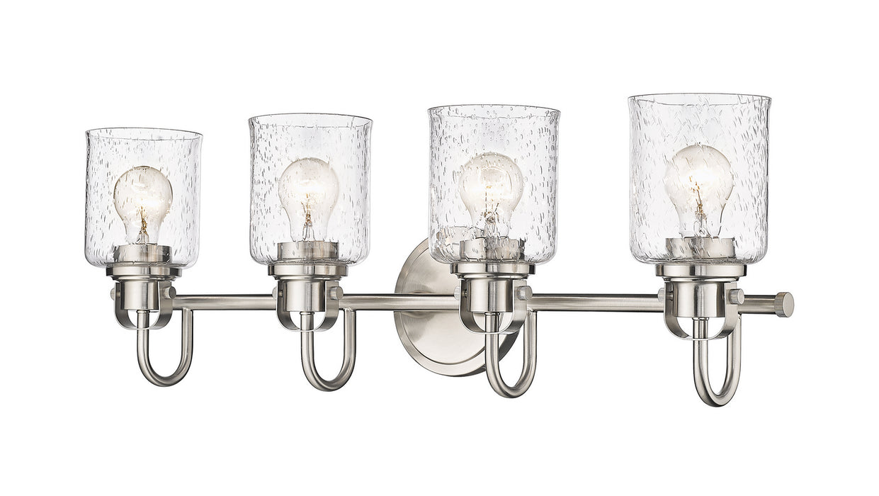 Z-Lite 340-4V-BN Four Light Vanity, Brushed Nickel