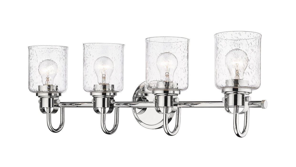 Z-Lite 340-4V-CH Four Light Vanity, Chrome