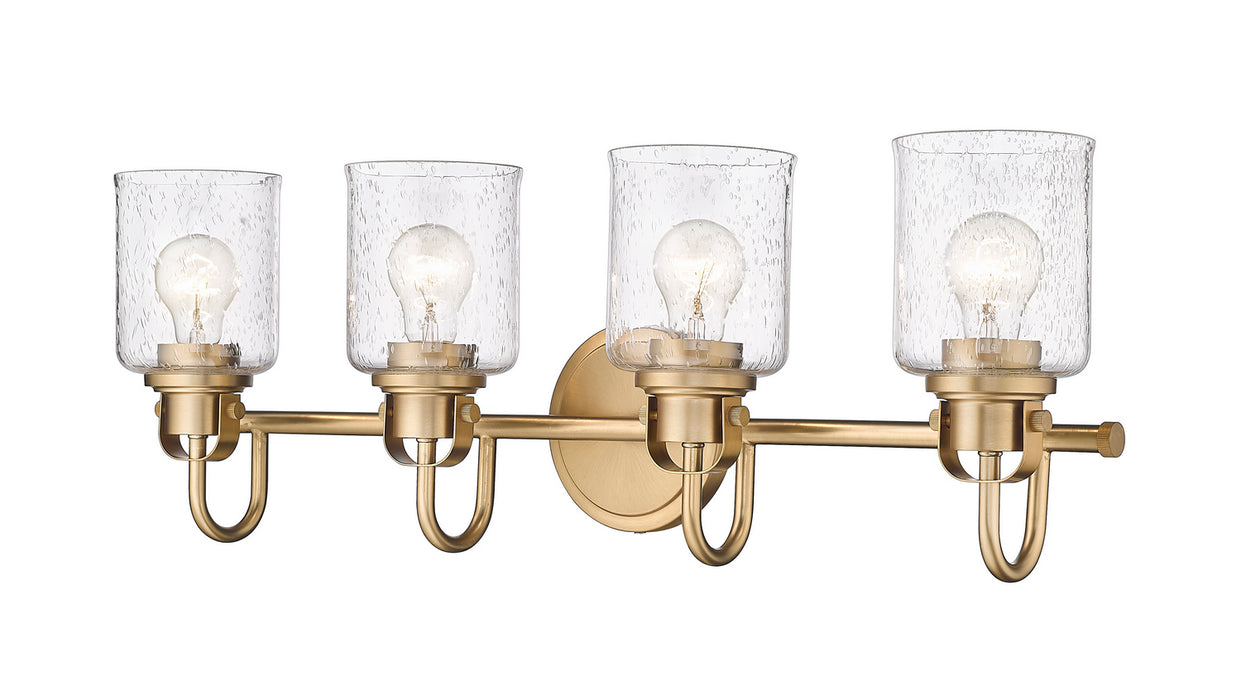 Z-Lite 340-4V-HG Four Light Vanity, Heirloom Gold