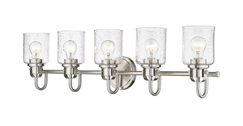 Z-Lite 340-5V-BN Five Light Vanity, Brushed Nickel