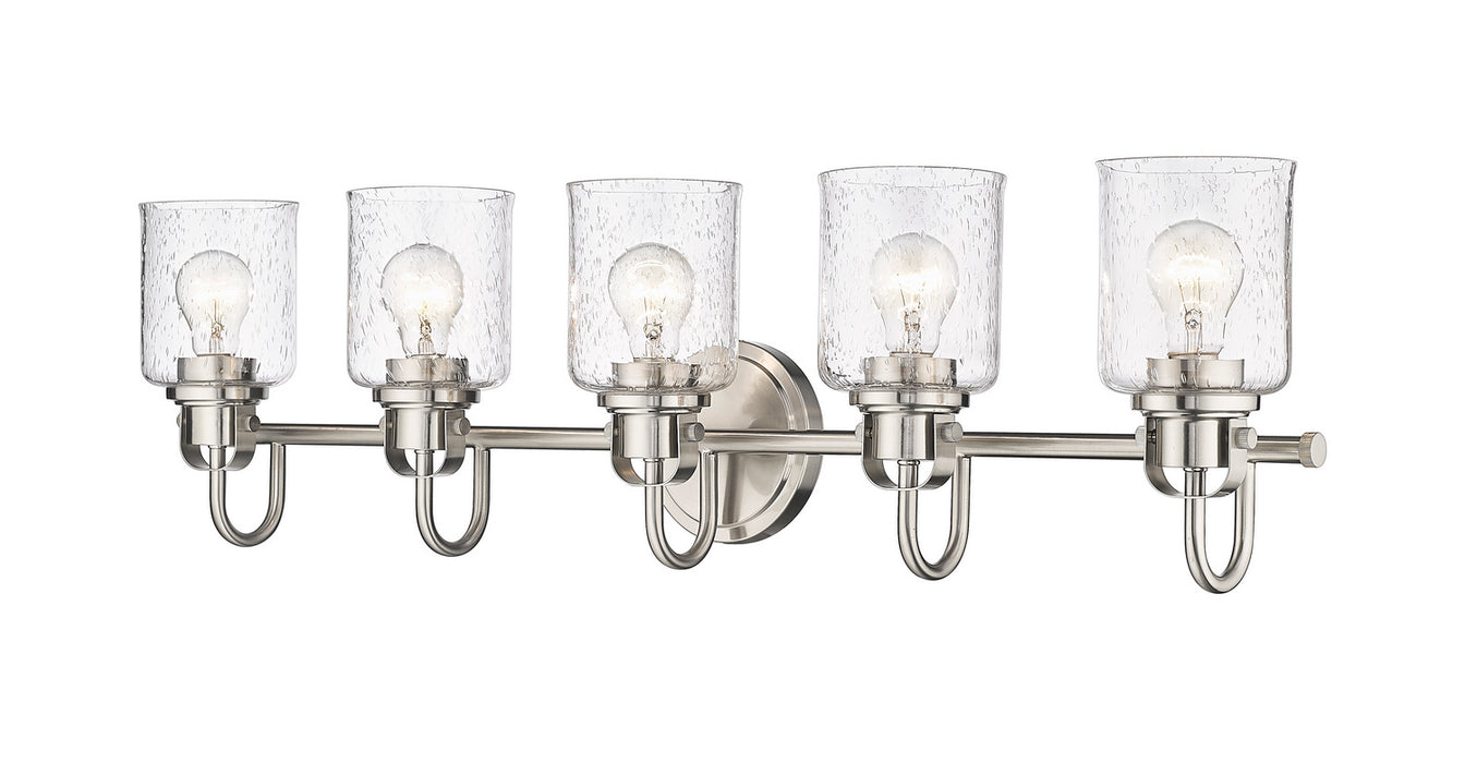Z-Lite 340-5V-BN Five Light Vanity, Brushed Nickel