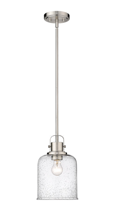 Z-Lite 340P8-BN One Light Pendant, Brushed Nickel