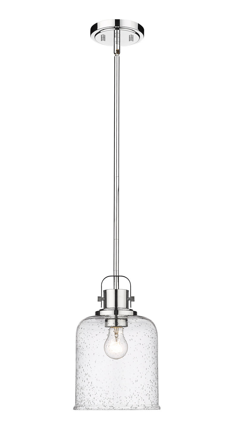 Z-Lite 340P8-CH One Light Pendant, Chrome