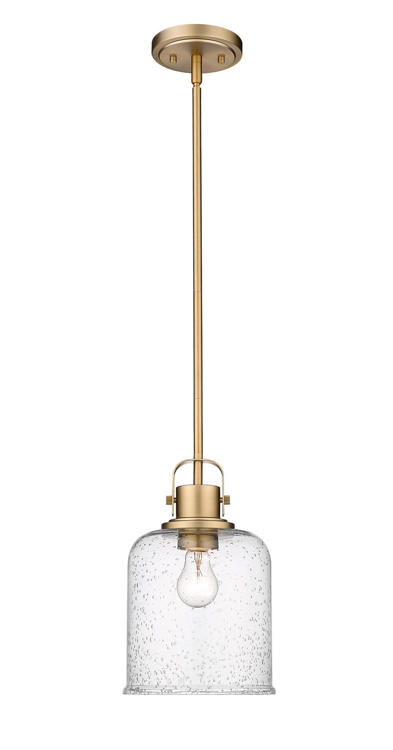 Z-Lite 340P8-HG One Light Pendant, Heirloom Gold