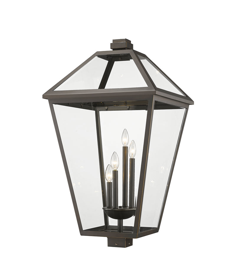 Z-Lite 579PHXLXS-ORB Four Light Outdoor Post Mount Fixture, Oil Rubbed Bronze