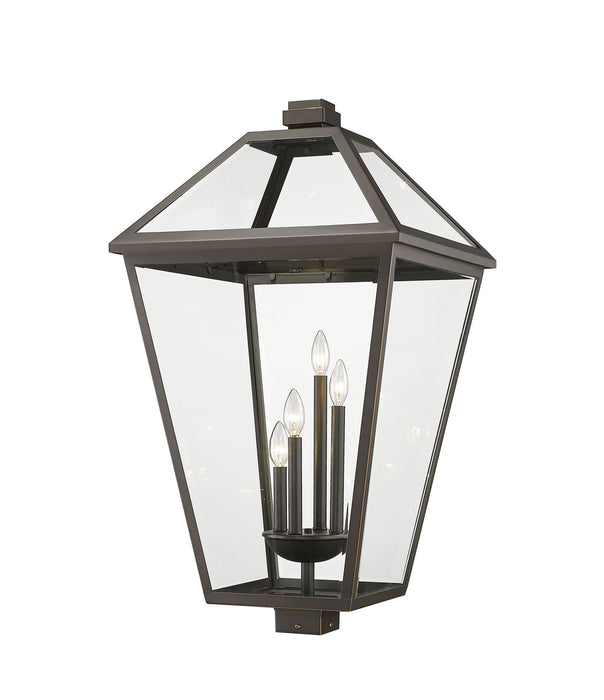 Z-Lite 579PHXLXS-ORB Four Light Outdoor Post Mount Fixture, Oil Rubbed Bronze