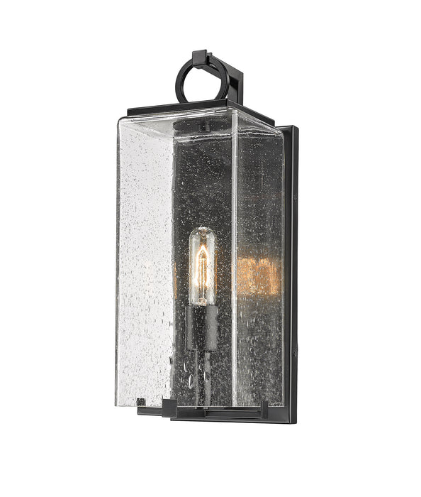 Z-Lite 592M-BK One Light Outdoor Wall Light, Black