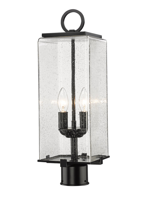 Z-Lite 592PHMR-BK Two Light Outdoor Post Mount Fixture, Black