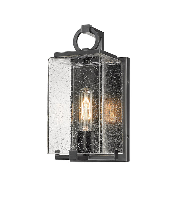 Z-Lite 592S-BK One Light Outdoor Wall Light, Black
