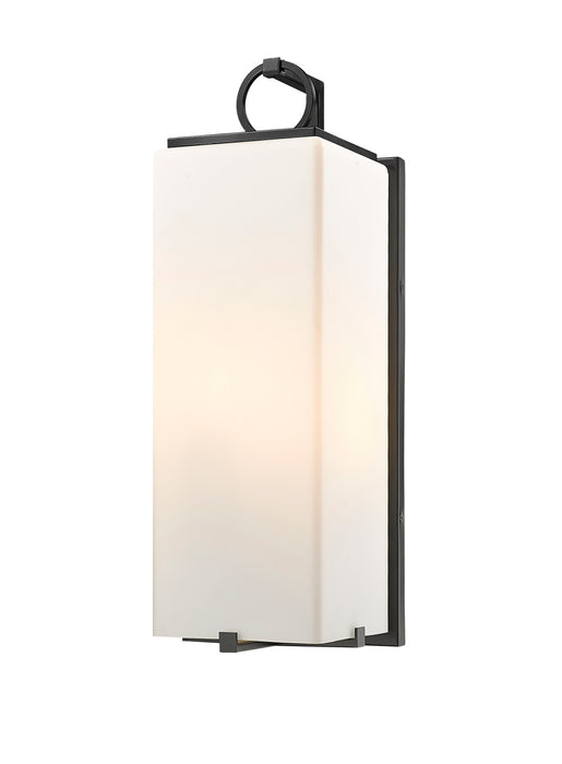 Z-Lite 593B-BK Three Light Outdoor Wall Light, Black
