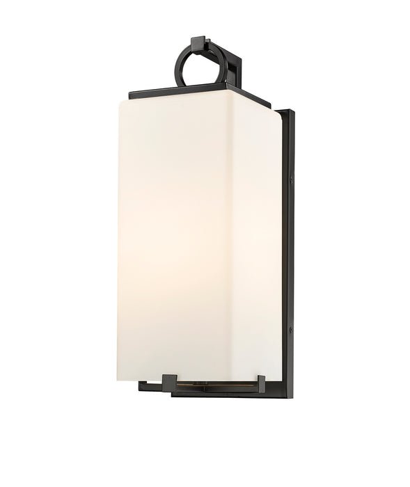 Z-Lite 593M-BK One Light Outdoor Wall Light, Black