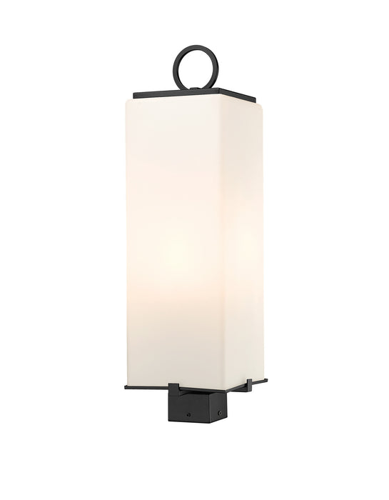 Z-Lite 593PHBS-BK Three Light Outdoor Post Mount Fixture, Black