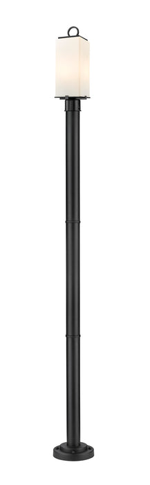Z-Lite 593PHMR-567P-BK Two Light Outdoor Post Mounted Fixture, Black