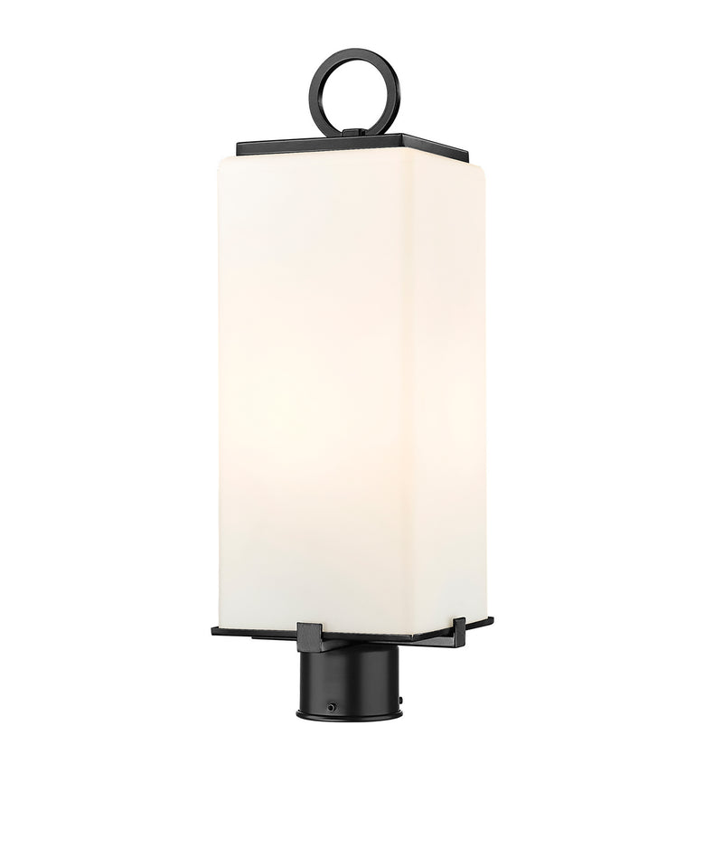 Z-Lite 593PHMR-BK Two Light Outdoor Post Mount Fixture, Black