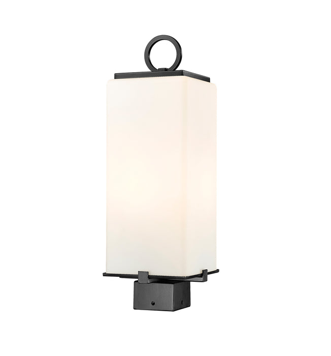 Z-Lite 593PHMS-BK Two Light Outdoor Post Mount Fixture, Black