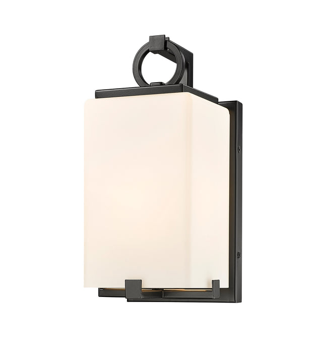 Z-Lite 593S-BK One Light Outdoor Wall Light, Black