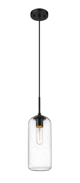 Z-Lite 738P17-MB One Light Pendant, Matte Black