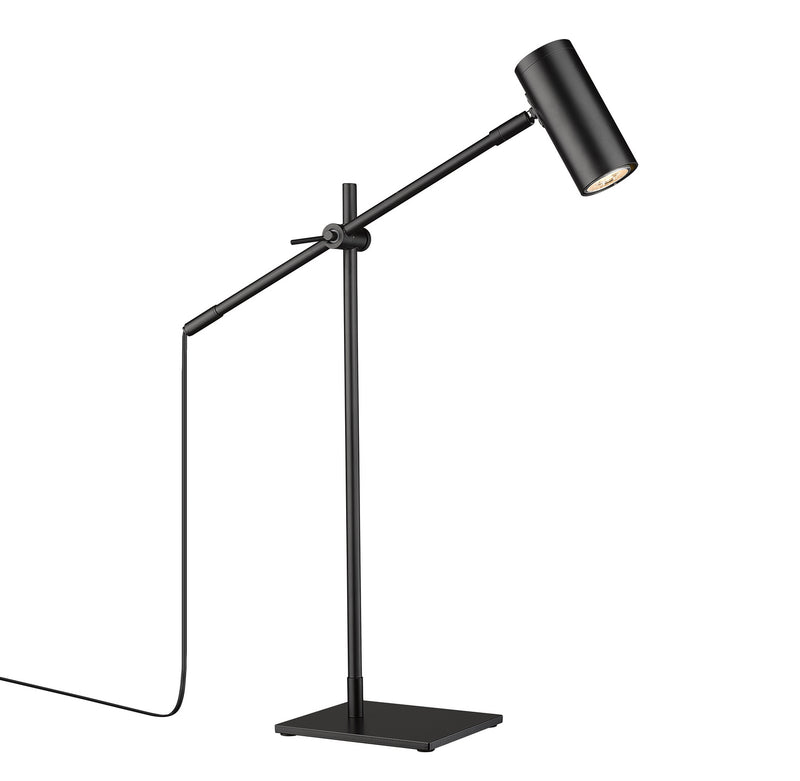 Z-Lite 814TL-MB One Light Table Lamp, Matte Black