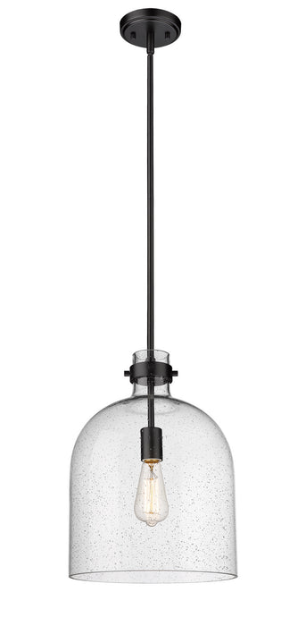 Z-Lite 817-12MB One Light Pendant, Matte Black